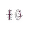 Excelsior Ice Medium Ruby Earrings